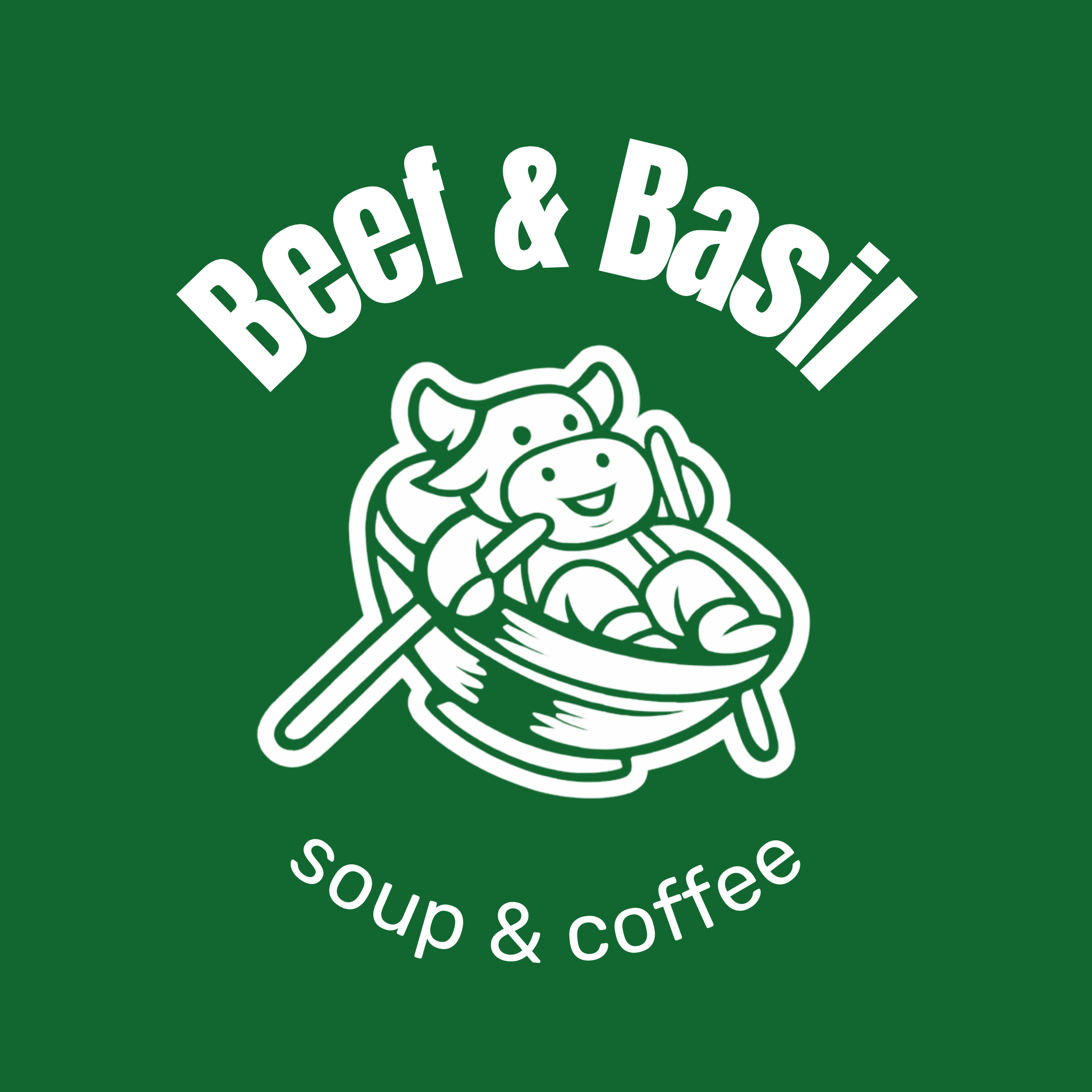 Beef & Basil - coffee cup